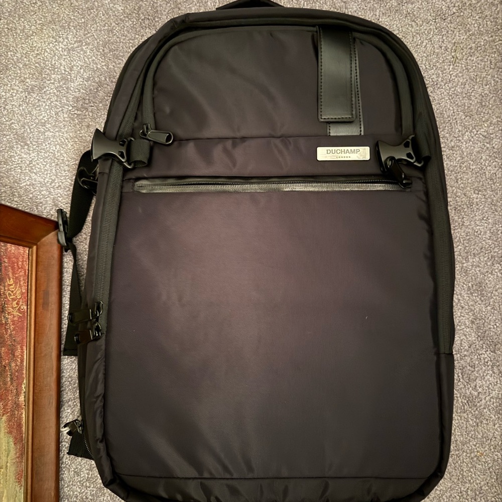 DUCHAMP Black Backpack